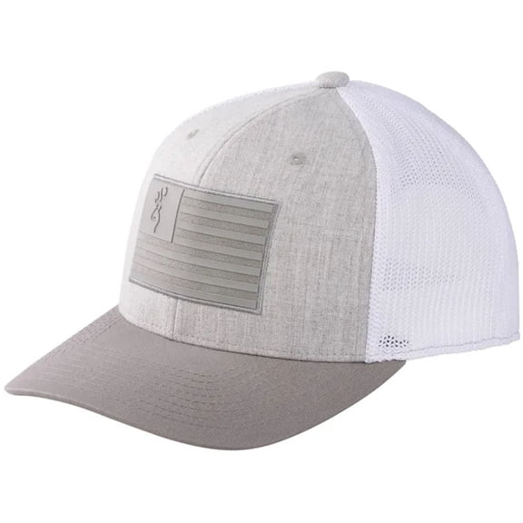 Browning Mens Recon Flag Hat Gray