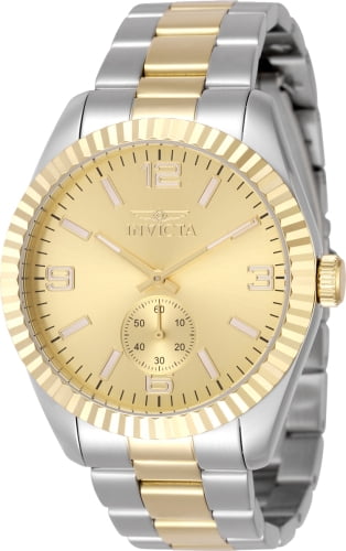 Invicta Men's 0382 II Collection 18k Gold-Plated Stainless Steel