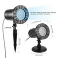 thumbnail image 2 of Christmas Snowflake Light Dynamic Projector Moving Projection Lights Snow Lamps 180 Degree Rotatable Landscape Outdoor Holiday Lawn, 2 of 8