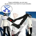 thumbnail image 4 of Ski Straps for Carrying Strap Shoulder Carrier Ski Accessory Thick And Closing And Cushioned Foam for Protection From Scratches blue, 4 of 10