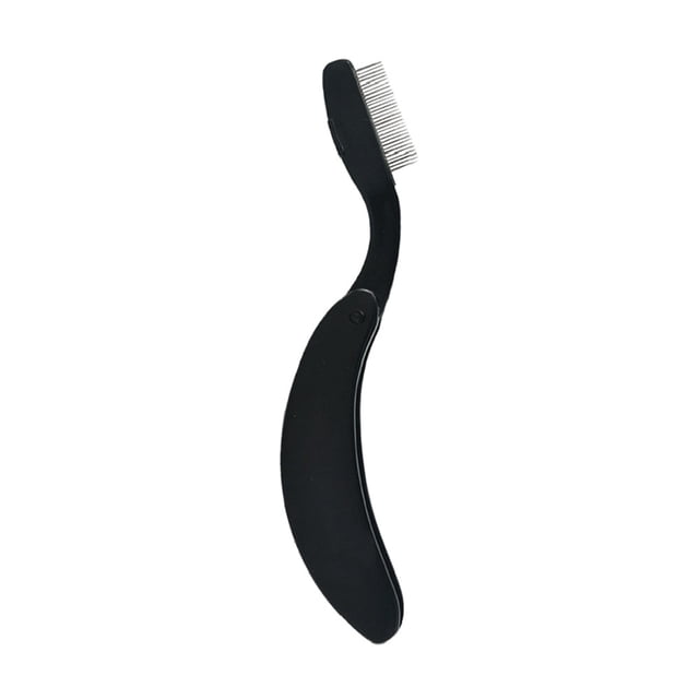 Folding Eyelash Comb Lash Separator Mascara Lift Curl Metal Brush Beauty Makeup