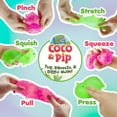 thumbnail image 5 of Power Your Fun Capybara Squishy Stress Balls 2 Pack, Fidget Toys for Kids and Adults, Stocking Stuffers (Pink, Green), 5 of 8