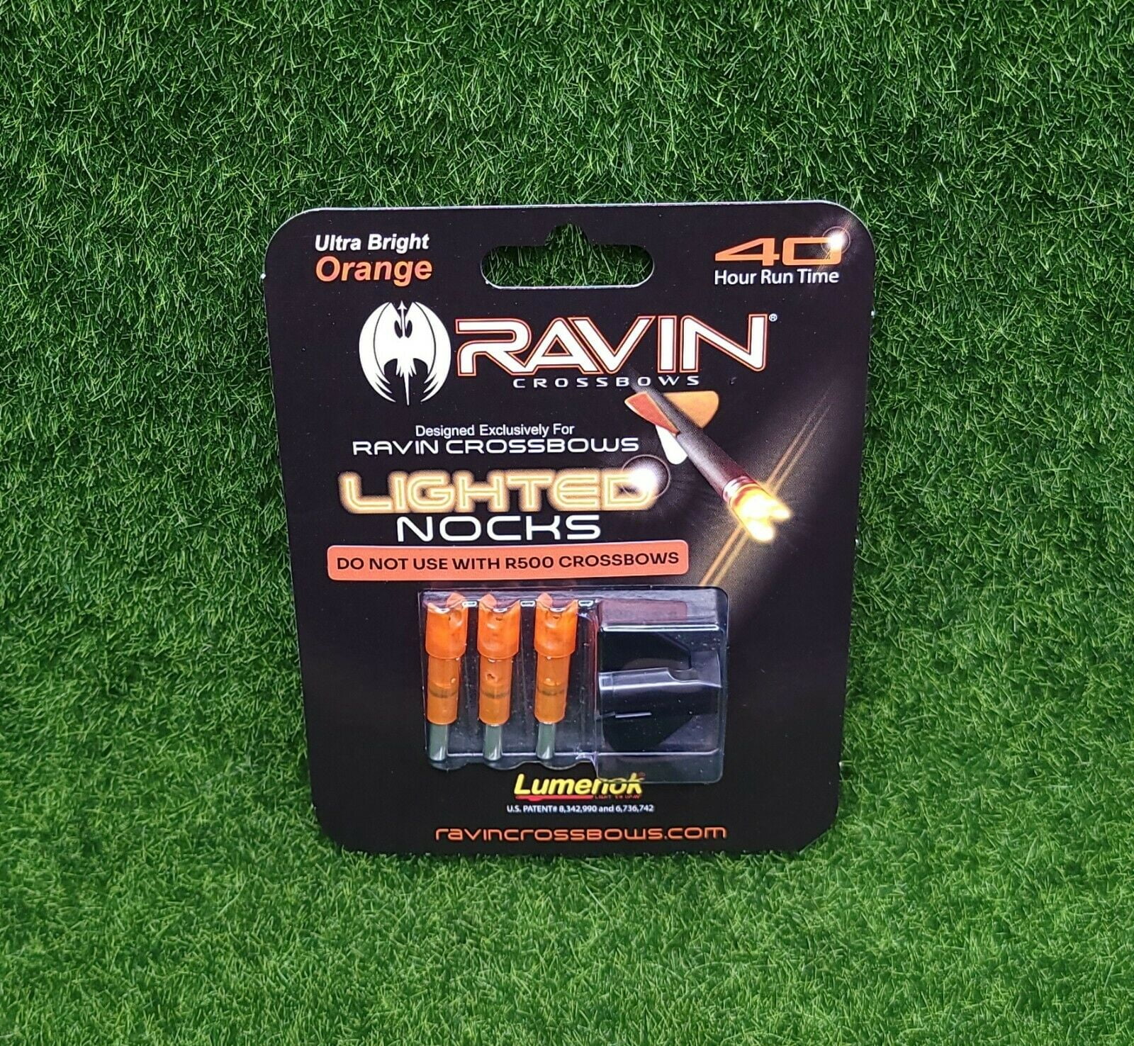 R135 Ravin Lighted Replacement Nocks Orange 3 PACK 