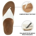 thumbnail image 3 of Ablanczoom Sandals Womens Flip Flops Non-Slip Comfortable Massage Insole Wedge Shoes, 3 of 6