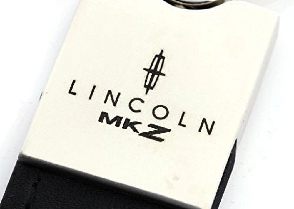 Lincoln MKZ Keychain & Keyring - Duo Premium Black Leather