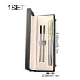thumbnail image 2 of Jiibva Luxury Ballpoint Pen, 1.0mm Business Metal Ball Point Pen with 2 Refills Black Ink Pen Smooth Writing Rollerball Pen Fancy Ballpoint Pen Gift for Men Women Signature Executive, 2 of 7