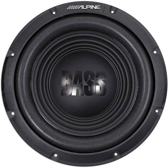 Alpine W12S4 BassLine Series 12" 750W Max (250W RMS) 4-ohm Bass Subwoofer