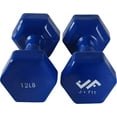 thumbnail image 6 of JFIT Vinyl Dumbbell (Set of 2), 12 LBS, 6 of 7