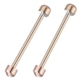 thumbnail image 1 of 2pcs Watch Screw Tube Rods Screw-in Watch Strap Link Rod Connect Rod Repair Tools for Watchmaker - 20mm Inner Diameter (Rose Goldr), 1 of 7