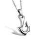 thumbnail image 5 of Nuevo collar con colgante con forma de anzuelo especial de moda, collar para hombre, accesorios colgantes deslizantes de , joyería de f jinwen Collar colgante, 5 of 6