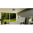 thumbnail image 3 of Quoizel Vera 3-Light Matte Black Flush Mount, 3 of 7