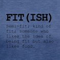 thumbnail image 3 of CafePress - Fitish Also Like Food T Shirt - Womens Tri-blend T-Shirt, 3 of 4