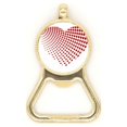 thumbnail image 1 of Red Radiate Dots  Valentine's Day Beer Bottle Cap Opener Stainless Steel Key Chain, 1 of 3