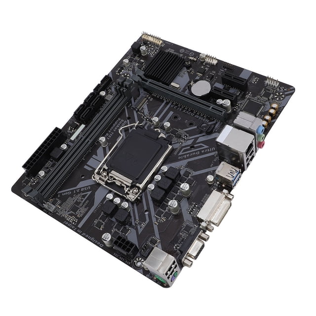 Placa Base Para Computadora M ATX, PCI E 3.0 Placa Base De Escritorio DDR4 De 2 Canales Salida De Puerto DVI VGA LGA 1151 Para Núcleo I7 I5 I3 De Octava Generación