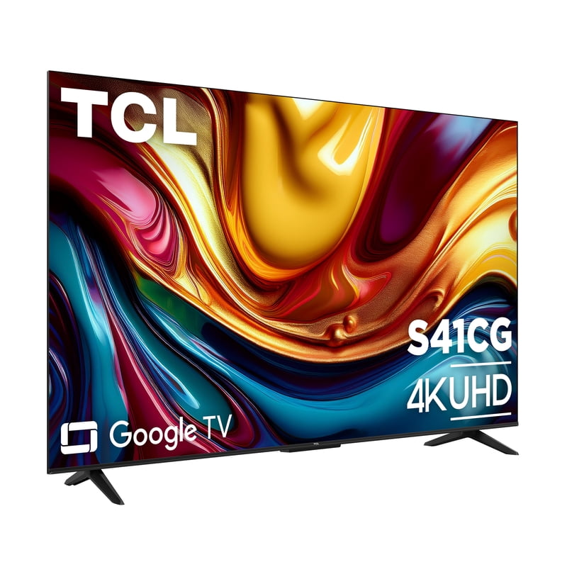 TCL 55" Class S41CG Series 4K UHD LED Smart Google TV (Limited Edition) - Dolby Vision HDR & Dolby Atmos, Google Assistant & Amazon Alexa Compatible with Voice Remote - 55S41CG gallery view