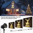 thumbnail image 3 of Proyector de luces navideñas Nagudenfo 3D Reindeer 2024, 3 of 6