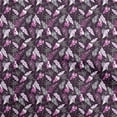 thumbnail image 1 of oneOone Cotton Flex Dark Magenta Fabric Tropical Leaf Fabric For Sewing Printed Craft Fabric By The Yard 40 Inch Wide, 1 of 5