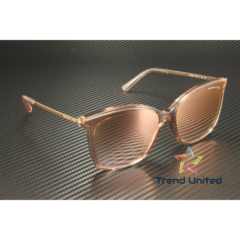 Michael Kors Women's Sunglasses, Pink Transparent Frame