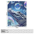 thumbnail image 4 of nygtbtfer Blanket Cute Print Throw Blanket Colorful Bubbles Pattern Bed Blanket Cozy Lightweight Flannel Blankets for Bedroom Living Room Sofa Couch 60x80in, 4 of 6