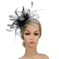 thumbnail image 5 of Baberdicy Women's Small Fascinator - Feather Netting Pillbox - Tea Party Formal Hat - Elegant Hair Accessory - Summer Wedding Black 1,One Size, 5 of 8
