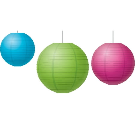Teacher Created Resources Brights Paper Lanterns, Pack of 3