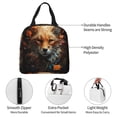 thumbnail image 3 of Pofeuu Floral Fox Print Lunch Bag Lunch Box Large Capacity Insulated Lunch Bag for Adult, Leakproof Reusable Lunch Tote Bags for Work, 3 of 5