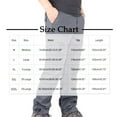 thumbnail image 2 of Mens Cargo Trousers Elastic Waist Men Work Trousers with Pocket Cargo Joggers Men Gray XL, 2 of 3