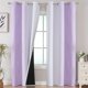 thumbnail image 1 of Cortinas Estelar Textiler Ombre Lila Gris 107x213 cm, 2 paneles, 1 of 9