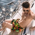 thumbnail image 2 of luoweisi Men's Beach Shorts Quick Dry Swim Trunks with Mesh Lining Cactus M, 2 of 5