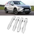 thumbnail image 1 of Embellecedor de manija de puerta exterior, 8 piezas de cubierta de manija de puerta lateral exterior de automóvil para Mitsubishi, cubierta de manija de puerta exterior, máxima comodidad, 1 of 9