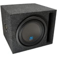 thumbnail image 1 of American Sound Connection Universal Car Stereo Paintable Ported 10" Alpine S-W10D4 Type S Car Audio Subwoofer Custom Sub Box Enclosure Package New, 1 of 4