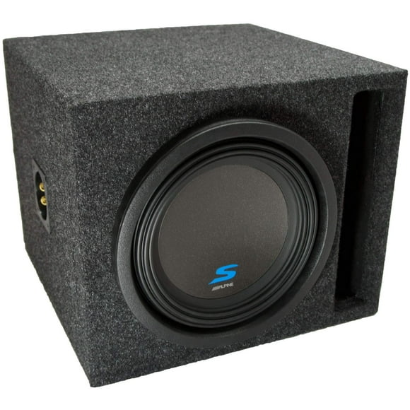 American Sound Connection Universal Car Stereo Paintable Ported 10" Alpine S-W10D4 Type S Car Audio Subwoofer Custom Sub Box Enclosure Package New