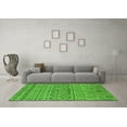 thumbnail image 3 of Ahgly Company Indoor Rectangle Solid Green Modern Area Rugs, 6' x 9', 3 of 4