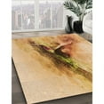 thumbnail image 3 of Ahgly Company Machine Washable Indoor Rectangle Transitional Yellow Area Rugs, 7' x 10', 3 of 7