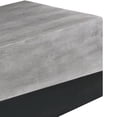 thumbnail image 6 of 45 Inch Rectangular Mango Wood Coffee Table Iron Base Washed White and Black - Saltoro Sherpi, 6 of 7