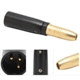 thumbnail image 2 of 6.35mm Female to XLR Male Audio Adapter for Microphones, Guitars, and Amplifiers, 2 of 8