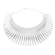 thumbnail image 1 of Collar de babero de declaración de estilo Sunnimix Gargantilla plata, 1 of 7
