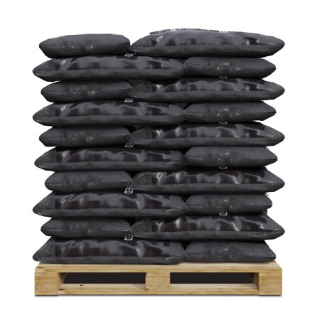 GroundSmart Black Shredded Rubber Mulch, 75 cu ft