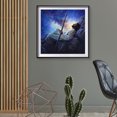 thumbnail image 3 of Cuadros Decorativos Cuadro de dibujo de taladro redondo completo 5D cielo Jesús pintura de diamante decoración de sala de estar Ehuebsd Nuevos Originales, 3 of 8