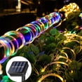 thumbnail image 2 of 20M Hose LED String Lights Solar Panel Fairy Christmas Lights Outdoor Decorate Wedding Party Garden (Multicolor,20M 200LEDs), 2 of 7