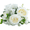 White, variant on JUANCHENG Artificial Peony Hydrangea Silk Flowers Wedding Bouquet Home Decor Photography White