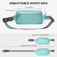 thumbnail image 4 of WATERFLY Unisex 2L Walking Hiking Travel Running Nylon Fanny Pack Waist Bag,Blue, 4 of 8