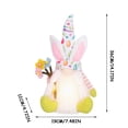 thumbnail image 2 of Easter Gnome, Light Up Gnome Figurine, Easter Decorations for Home, Holiday Gnome Statue with LED, Spring Table Decor, Festive Indoor Outdoor Ornament, 2 of 4