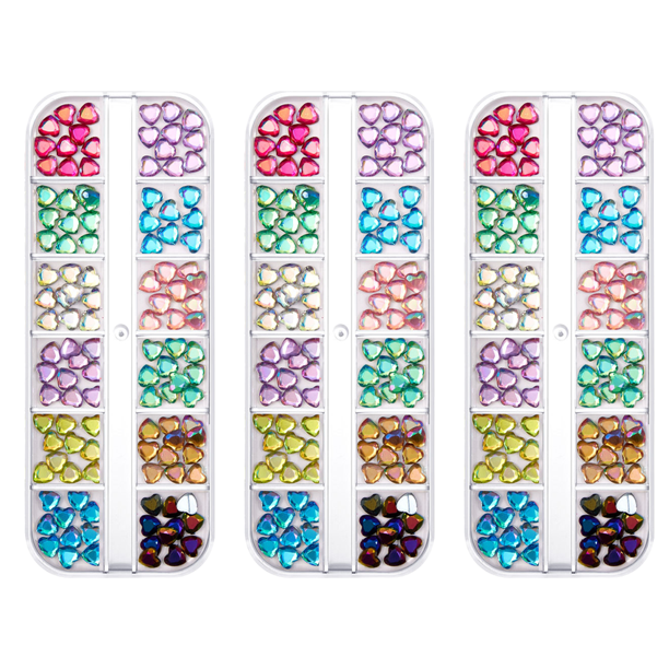 Arte de uñas de diamantes de imitación Ormromra CPB-US-CJZ254-10