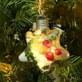 thumbnail image 4 of kiskick Luminous Christmas LED Ornaments - Increase Atmosphere with Rope, High Brightness Hanging Decorative Plant Transparent Christmas Tree Decorations for Christmas, 4 of 8