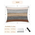 thumbnail image 6 of Sun Shade Sail 8x10Ft Rustic Farm Wood Grey Brown Uv Block Sunshade Canopy Outdoor Shade Cover Rectangle Shade Cloth For Patio Garden Yard Deck Pergola, 6 of 6