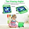 thumbnail image 4 of SUPNICE Kids Case with Built-in Screen Protector for New iPad Air 4th Generation 10.9 Inch 2020, Light Weight Shockproof Handle Stand Protective Case for 2020 iPad Air 4 10.9/iPad Pro 11, Green, 4 of 9