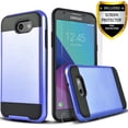 thumbnail image 1 of Galaxy J5 Prime Case, 2-Piece Style Hybrid Shockproof Hard Case Cover With [Premium Screen Protector] + Circlemall And Stylus Pen For Samsung Galaxy J5 Prime - Blue, 1 of 2