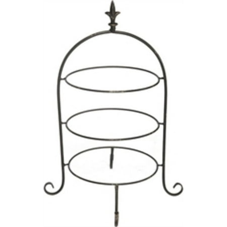 3 Tier Metal Dinner Plate Rack Black 3 Tier Metal Dinner Plate Rack Black