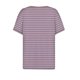 thumbnail image 5 of Camiseta de Manga Corta para las Mujeres con Cuello en V de Impresión de Rayas con Botón, Blusa Casual para el Hogar Y Diario, 5 of 5